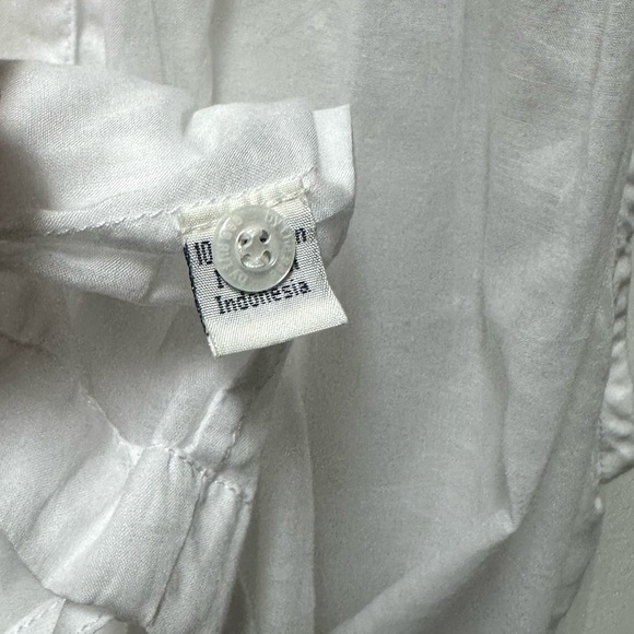 NWOT Sheer Pure Cotton breezy top by - Picture 8 of 11